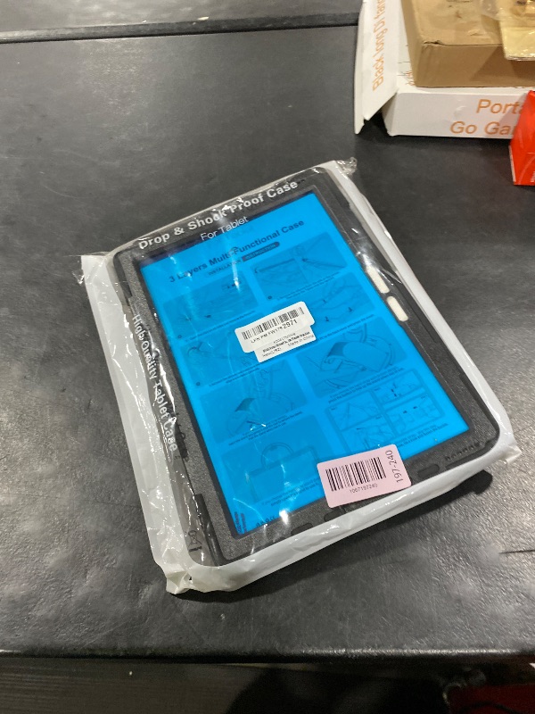 Photo 1 of BRAECNstock Silicone Case for Microsoft Surface Pro 7+ Plus/Pro 7/6/5/4 12.3 inch Shockproof Rugged Cover with Screen Protector, 360° Rotating Hand Strap + Stand, Pen Holder, Shoulder Strap, Black