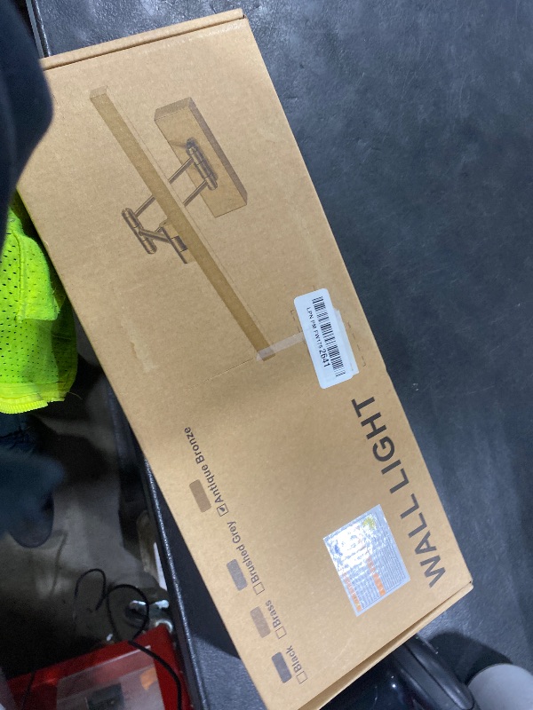 Photo 1 of Pasoar LED Wireless Picture Lights for Wall Rechargeable, Battery Operated Art Light for Paintings, 3CCT Dimmable, 15.7" Finish with Remote, Rotatable Gallery Light for Pictures Display Antique Bronze