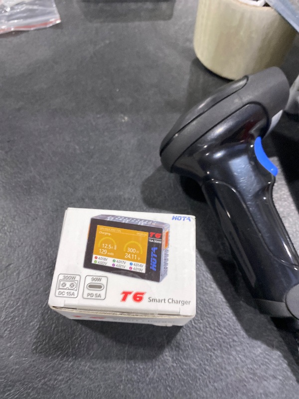Photo 1 of HOTA T6 RC 1S 2S 3S 4S 5S 6S Lipo Battery Charger, RC Smart Battery Charger with 300W XT60/PD Dual Input, 15A Compact RC Car Charger Support PD3.0 and QC Fast Charging Protocols with Muti-Language