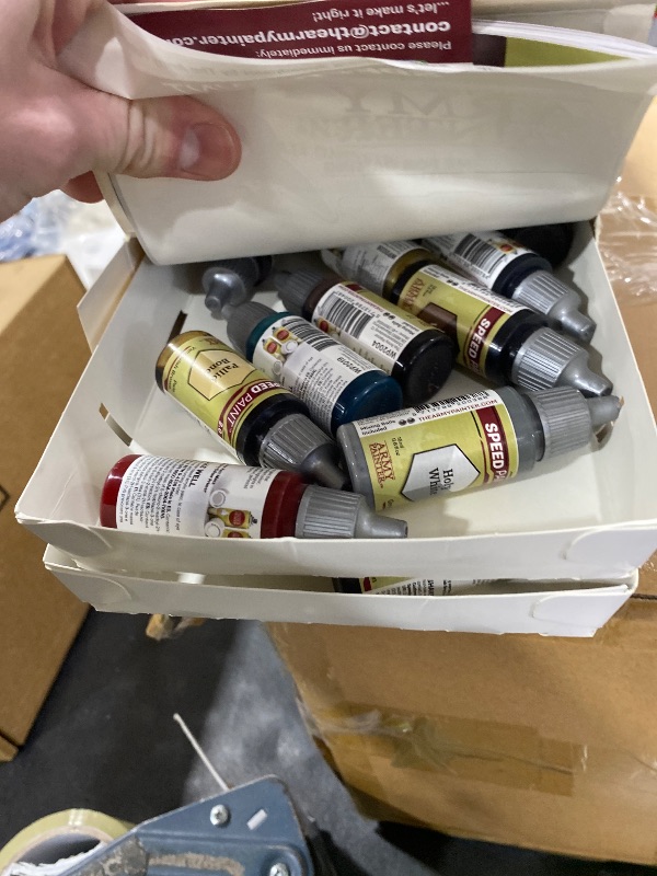 Photo 1 of The Army Painter, Speedpaint 2.0 Complete Set Combo, 90 x 18 ml Acrylic Contrast Model Paint, 4 Brushes & 1 Paint Palette For Miniature Painting, Dnd & Warhammer