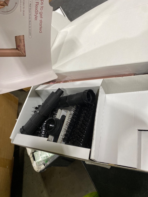 Photo 1 of Shark FlexStyle Air Styling & Drying System, Powerful Hair Dryer Brush & Multi-Styler with Auto-Wrap Curlers, Concentrator Attachment and Storage Bag, Blossom Bliss, HD432RS