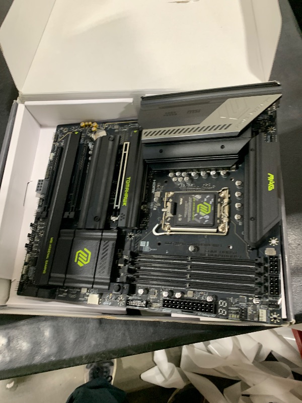 Photo 1 of MSI MAG Z890 Tomahawk WiFi Gaming Motherboard (Supports Core Ultra Series 2 Intel Processors, LGA 1851, DDR5, PCIe 5.0, M.2, SATA, 5Gbps LAN, USB Type-C, Wi-Fi 7, Bluetooth 5.4, Thunderbolt 4, ATX)