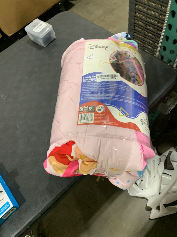 Photo 1 of Sunny Side Up Disney Princess Twin Comforter Set - 5 Piece Kids Bedding Includes Comforter, Sheets & Pillow Cover - Super Soft Rainbow Stars Microfiber Bed Set