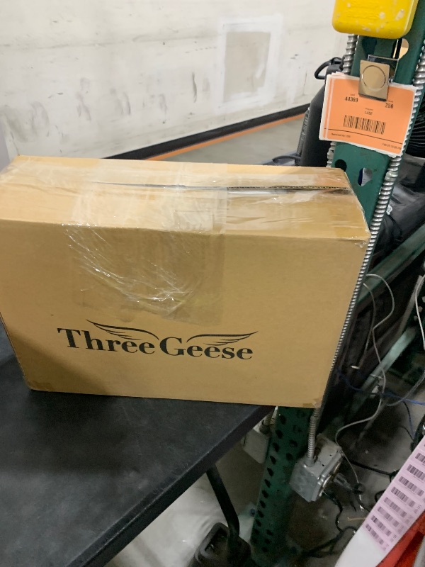 Photo 1 of Three Geese Luxury Thin Flat Goose Feather Down Pillows Standard Size Set of 2, 2.5" Height, 100% Cotton Cover, Medium Firm Hotel Collection Ultra Slim Thin Bed Pillows, Machine Washable, 18 x 26''