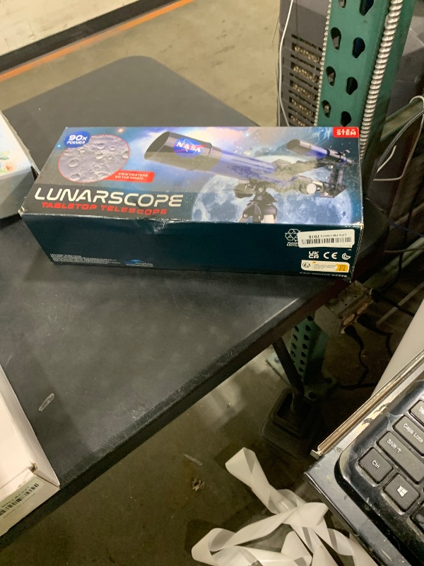 Photo 1 of NASA Lunar Telescope for Kids – 90x Magnification, Includes Two Eyepieces, Tabletop Tripod, and Finder Scope- Kids Telescope for Astronomy Beginners, Space Toys, NASA Gifts (Amazon Exclusive)