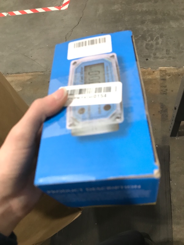 Photo 1 of 1 Inch Digital Turbine Fuel Flow Meter NPT Thread Electronic Water Flowmeter with 3/4 in Adapters for Diesel Gas Oil Gasoline and Other Liquids Supports Gallon QTS PTS L m³ (Blue 3/4, 3/4IN)