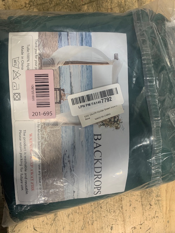 Photo 1 of 10x10ft Wrinkle Free Hunter Green Backdrop Curtain for Parties Soft Fabric Drapes Wedding Dark Green Curtain Backdrop for Birthday Party Decorations Background for Photography 5x10ft,2 Panels