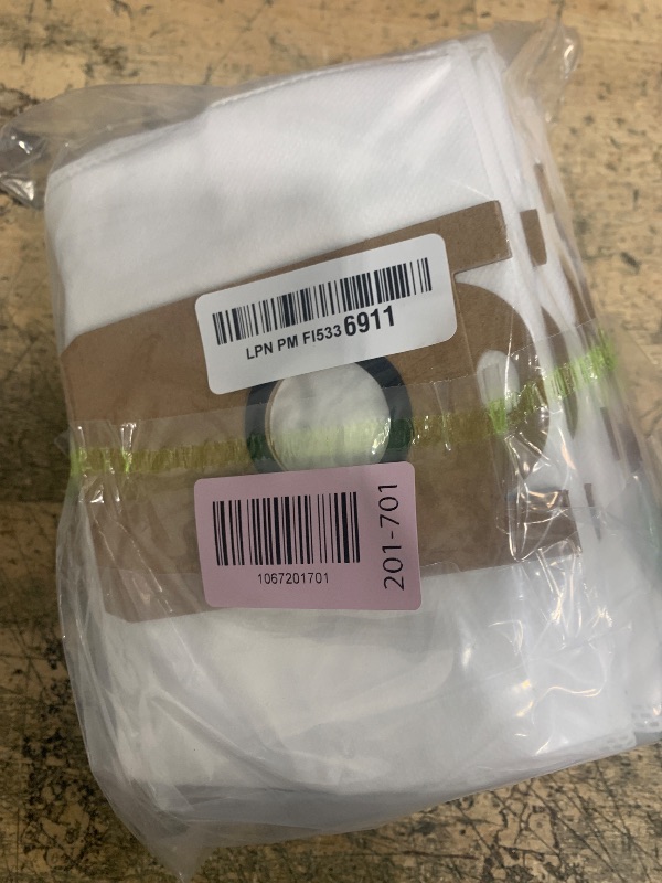Photo 1 of 10 Pack Disposable 3.5L Dust Bag Replacement for bObsweep Dustin/Ultra-Vision & Orb-i RC400 Self-Emptying Robot Vacuum Cleaner Collector Bags