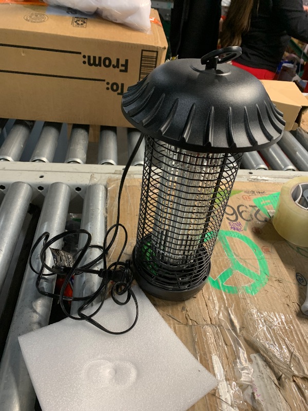 Photo 1 of ***(PARTS ONLY/ NON FUNCTIONAL)***Buzbug LED Bug Zapper Indoor Outdoor, Up to 50,000 Hours Lifespan Lamps, 6.5 ft Power Cord, High-Voltage, Mosquito Zapper, Fly Trap Mosquito Trap, Fly Killer Fly Zapper -MO008C