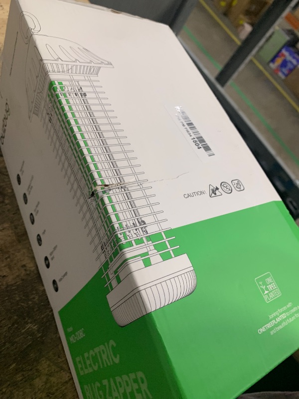 Photo 1 of ***(PARTS ONLY/ NON FUNCTIONAL)***Buzbug LED Bug Zapper Indoor Outdoor, Up to 50,000 Hours Lifespan Lamps, 6.5 ft Power Cord, High-Voltage, Mosquito Zapper, Fly Trap Mosquito Trap, Fly Killer Fly Zapper -MO008C