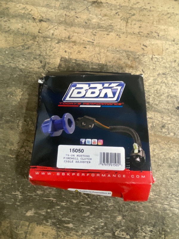 Photo 1 of ***MISSING WIRE***BBK Performance 1505 Adjustable Clutch Cable and Aluminum Double Hook Quadrant Kit (Heavy Duty) for Ford Mustang