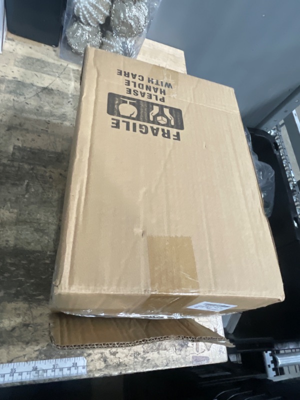 Photo 1 of 1 Gallon Square Glass Pitcher with Lid and Spout, Borosilicate Glass Carafe for Hot/Cold Drink, Water Pitchers with Handle for Fridge, Extra Large Jug for Iced Tea, Coffee, Juice, Beverage