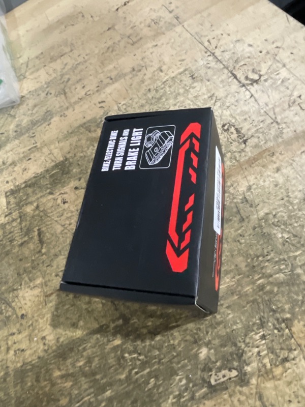 Photo 1 of [For Cargo Rack] ONVIAN Smart Bike Tail Light with Turn Signals for Rear Bike Rack Mounting, Rechargeable Auto-Sensing Bike Turn Signals Light Alarm, Waterproof Bike Accessories for Adult Kids Cycling