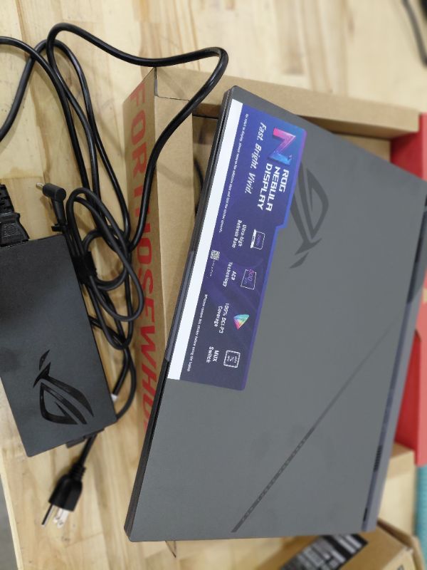 Photo 1 of **DOES NOT POWER ON*** ASUS ROG Strix G16 (2025) Gaming Laptop, 16” ROG Nebula 16:10 2.5K 240Hz/3ms, NVIDIA® GeForce RTX™ 5070, AMD Ryzen™ 9 9955HX Processor, 32GB DDR5-5600, 1TB PCIe Gen 4 SSD, Wi-Fi 6E, Windows 11 Home