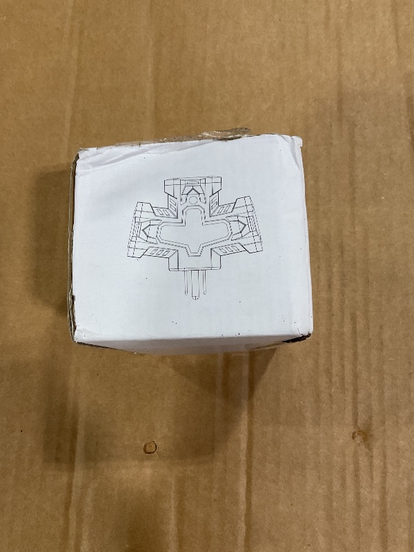 Photo 1 of 2 Pack Outdoor Plug Outlet Splitter, 3 Way Outlets Power Extender with Safe Cover, Heavy Duty Waterproof Multi Plug for Holiday Decorations, Indoor/Outdoor Use, 1875W/15A, ETL Listed, Black