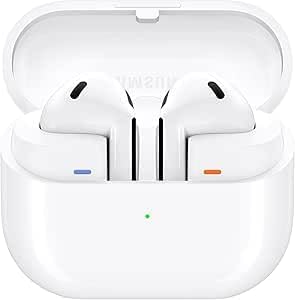 Photo 1 of **NOT IN ORIGINAL PACKAGING** SAMSUNG Galaxy Buds 3 AI True Wireless Bluetooth Earbuds, Sound Optimization, Real-Time Interpreter, Noise Cancelling, Redesigned Fit, Touch Control (White)
