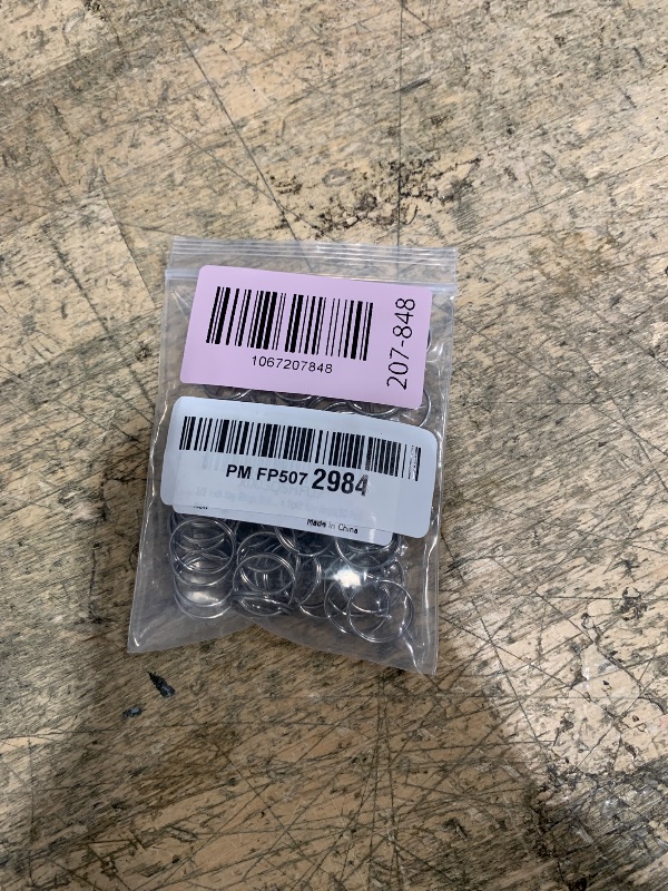 Photo 1 of 1/2 Inch Split Key Rings,Stainless Steel Dog Tag Mini Rings,Small Key Chain Ring for Craft,Car Keys,Women and Men Car Key Rings - Pack of 60 Pcs