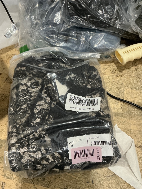 Photo 1 of (large) Lingt Chic Women's Lace Maxi Dress Spaghetti Strap Slim Fit Sleeveless Gown with Lace Bust for Evening & Party Black