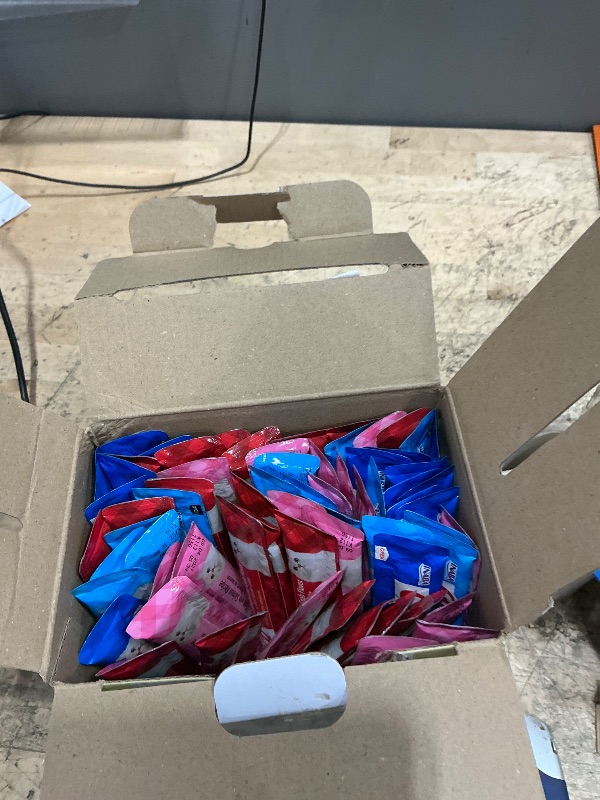 Photo 1 of INABA Churu Cat Treats, Lickable, Squeezable Creamy Purée with Vitamin E, 0.5 Ounces per Tube, 100 Tubes Total, Tuna Variety