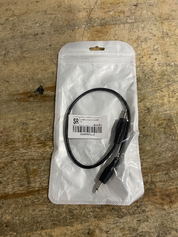 Photo 1 of 3.5mm Mono Cable - 12V Trigger, IR Infrared Sensor Receiver Extension Extender, TS Monaural Mini Audio Plug Jack Connector to Male Cord for Audio