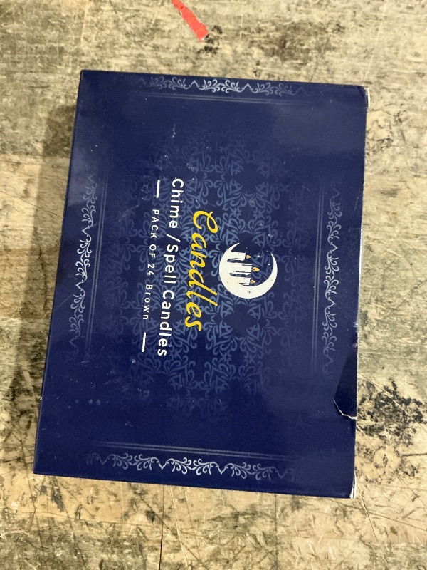 Photo 1 of 24 Pack Brown Spell Chime Candles – Premium Mini Unscented Taper Candles for Rituals, Prayer, Birthdays, Meditation, Altar, Spells, Chime Candles - 4 Inch Tall - Ideal for Witches