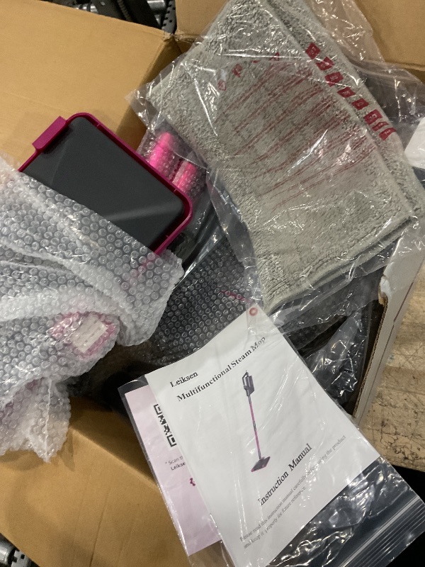 Photo 1 of 12-in-1 Steam Mop, Steam Cleaner Detachable, Extendable Hose, 23FT Power Cord, 440ml Removable Tank, 260°F Floor Steamer, 3-Level Control, Multi-Purpose for Hardwood, Tile, Grout, Windows, Kitchen