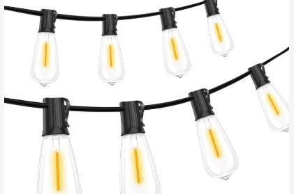 Photo 1 of 10 FT Outdoor String Lights solar