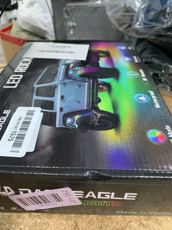 Photo 1 of 10Pods RGB LED Rock Lights Kit with APP/RF Remote Control, Segmented LED Underglow Lights Multi Zone Neon Exterior Light Multicolor 12v Waterproof for Truck Jeep UTV ATV Golf Cart Offroad SXS