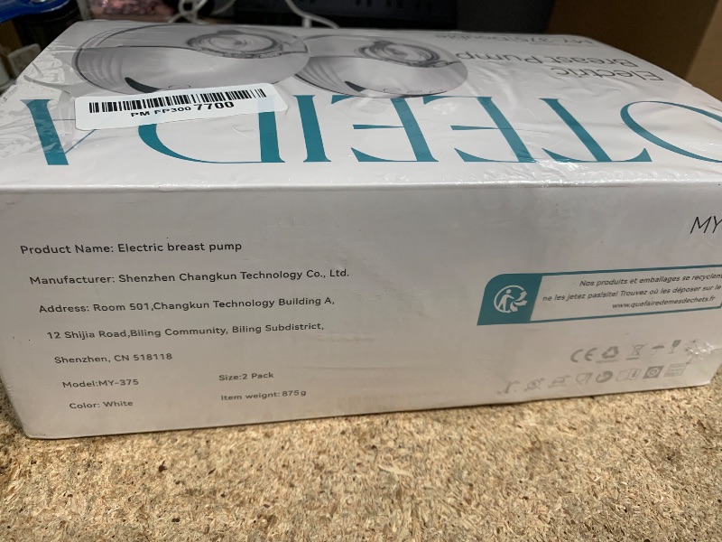 Photo 1 of ***FACTORY SEALED/BRAND NEW***
Hands Free Breast Pump Wearable MY-375 - Strong Suction, Low Noise, Wearable Breastfeeding Pump with 4 Mode &12 Levels, Portable Electric Breast Pump 24mm - 19/21/Insert/Flange, 2 Pack (White)