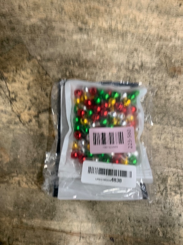 Photo 1 of 1/2 Inch Jingle Bells Christmas Bells Small Bell Mini, Tiny Crafts Bells, DIY for Home Making Ornaments Wreath Pet Decorations Bracelet Anklets Necklace Knitting Jewelry Making 120 Pcs, 4 Colors
