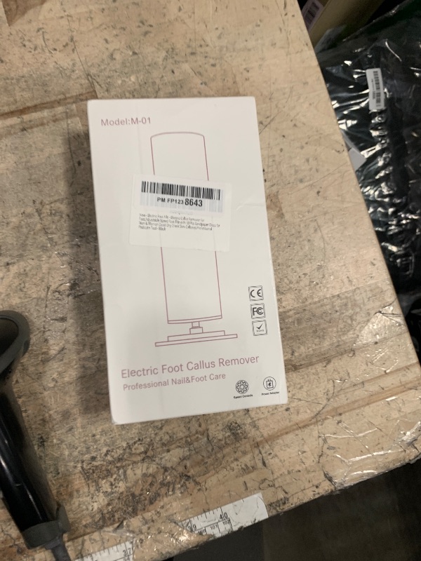 Photo 1 of ***(PARTS ONLY/ MAJOR DAMAGE/ NON FUNCTIONAL)***Electric Foot Callus Remover-60pcs Replacement Sandpaper Discs, 1200RPM Speed Adjustment, Metal Body, Callus & Dead Skin Removal