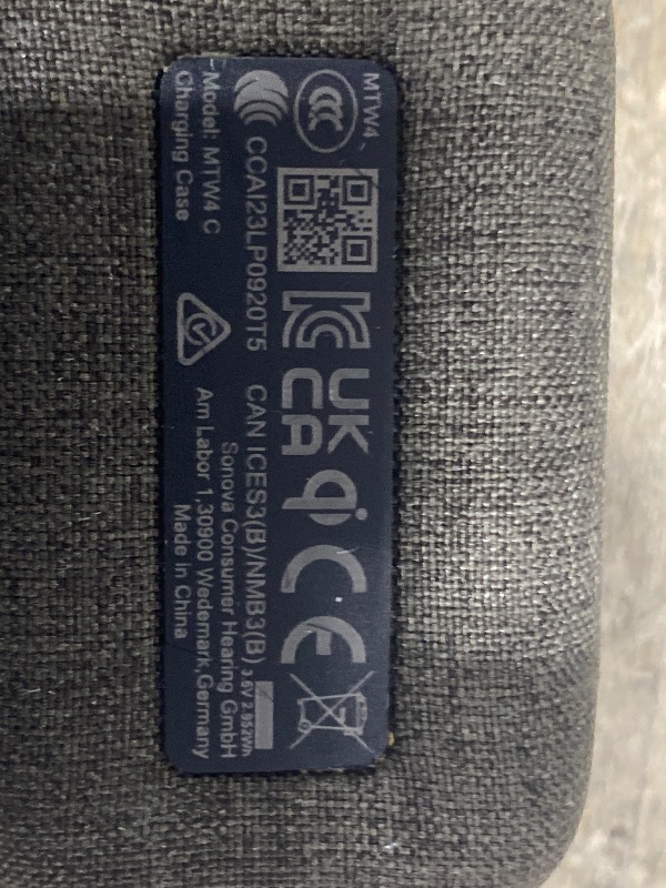 Photo 1 of **CHARGING PORT IS BROKEN** 
(WIRELESS CHARGING STATION DOES WORK)
Sennheiser Momentum True Wireless 4 Smart Earbuds with Bluetooth 5.4, Crystal-Clear Sound, Comfortable Design, 30-Hour Battery Life, Adaptive ANC, LE Audio and Auracast - Black Copper