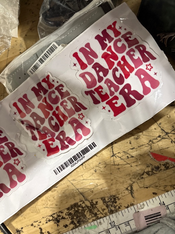 Photo 1 of (3Pcs) in My Dance Teacher Era Sticker – Waterproof Vinyl Stickers for Dance Instructors, Moms, Grandmas, Gigi, and Dance Lovers – Aesthetic Decals for Water Bottles, Laptops, Planners Size 3"