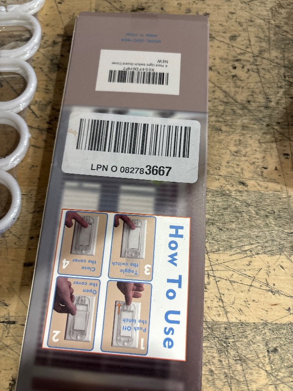 Photo 1 of 4 Light Switch Guard Cover, Baby Proof Wall Switch Cover Guard for Rocker Light Switch Protects Your Lights or Circuits from Being Accidentally Turned On or Off