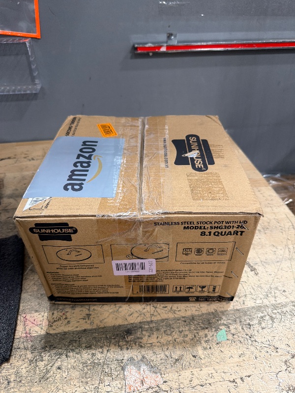 Photo 1 of ** PARTIAL SET ** SUNHOUSE 2-Tier Stainless Steel Steamer Pot with Lid - Larger 5.5 QT Steamer & 3.8 QT Stockpot Base - Induction Ready, Compatible with All Cooktops - Multipurpose for Vegetables & Dumplings