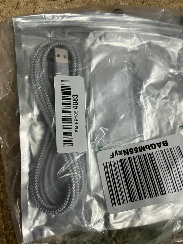 View 2 of ****PARTIAL SET/ONLY 1**** TAKAGI for iPhone Charger, [MFi Certified] Lightning Cable 6FT Nylon Braided USB Charging Cable High Speed Transfer Cord Compatible with iPhone 14/13/12/11 Pro Max/XS MAX/XR/XS/X/8/iPad