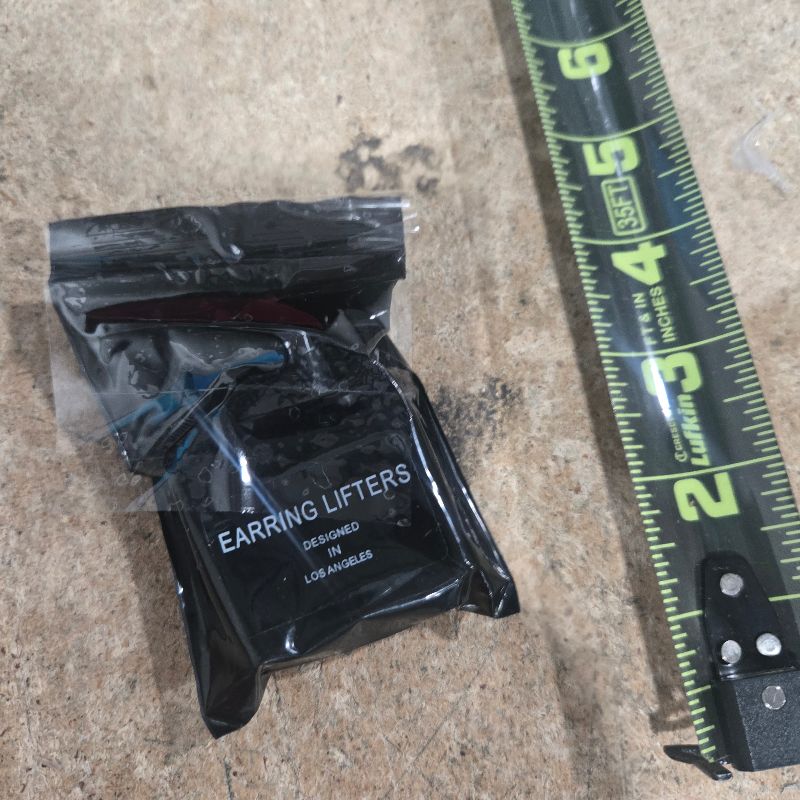 Photo 1 of *ONLY 1 SET/ SILVER* Anchora Original Magic Earring Backs for Droopy Ears | Earrings Lifters for Heavy Earring | Earlobe Secure Clear Miracle | Fits Standard 20G / 0.8mm Posts ONLY