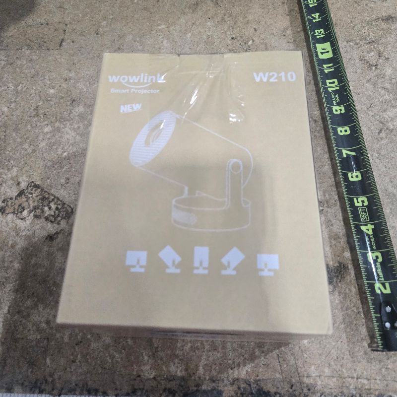 Photo 1 of [Built-in Apps & 2025 Upgraded] Mini Projector with WiFi 6 and Bluetooth 5.4 Support 4K 1080P Auto Keystone 180° Rotatable Projector Portable Compatibile with HDMI/TV Stick/Memory Stick/Laptop, White