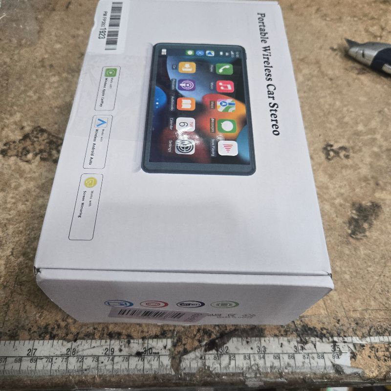 Photo 1 of ?Hieha? 2025 Wireless Portable Carplay and Android Auto, 7" Touchscreen Carplay Screen for Car with Apple Carplay,Mirror Link,Backup Camera,Bluetooth 5.0, GPS Navigation,AUX,FM for All Vehicles