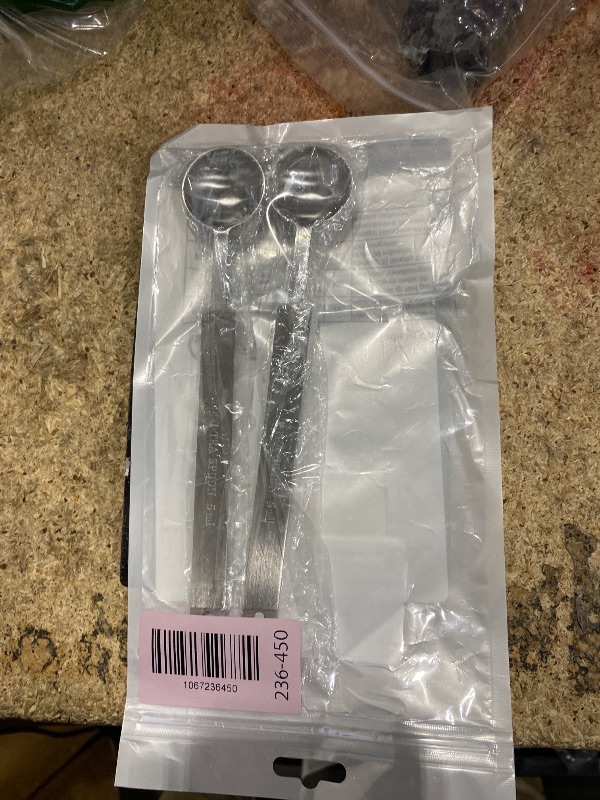Photo 1 of 2Pcs 1 Teaspoon Measuring Spoon (5 mL | 5 cc | 1/3 Tablespoon) Stainless Steel Measuring Scoop Single Long Handle Metal Measure Spoons Only