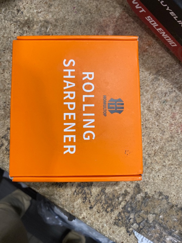 Photo 2 of Rolling Knife Sharpener Kit, Kitchen Knife Sharpener with Replaceable Discs Diamond & Ceramic Knife Sharpeners Roller, Magnetic Knife Sharpening Kit with 15 & 20 Degree Base, Afilador De Cuchillos