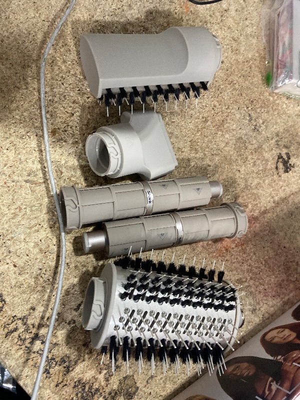 Photo 3 of Shark HD430REF (Refurbished) FlexStyle Air Styling & Drying System, Powerful Hair Dryer Brush & Multi-Styler with Auto-Wrap Curlers, Paddle Brush, Oval Brush, Concentrator Attachment, Stone (Renewed)