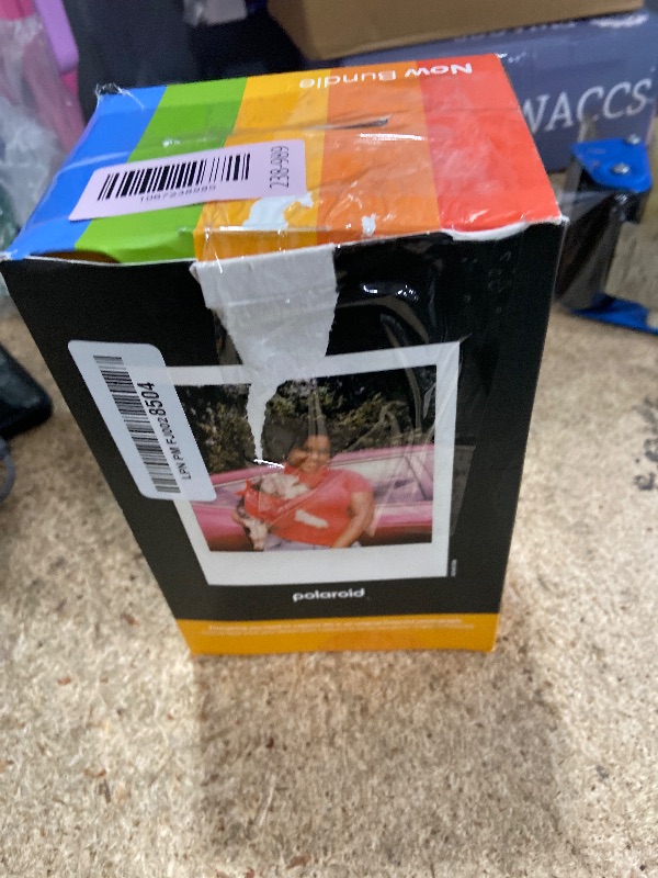 Photo 3 of Polaroid Now 3rd Generation I-Type Instant Camera + Film Bundle - Now Black Camera + 16 Color Photos (6560)