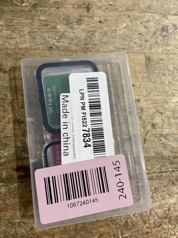 Photo 1 of 2 Pack Hard PC Cover Case Compatible for Garmin Venu X1,Watch Screen Protector Shell Built-in Tempered Glass Film Full Coverage (black +transparent)