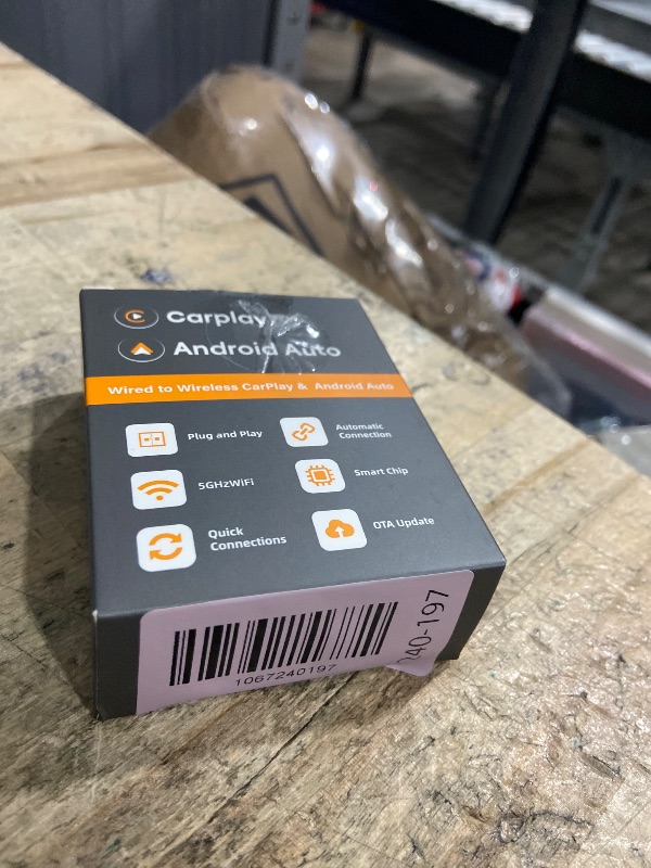 Photo 1 of ?2026 Upgarded? Wireless CarPlay Adapter for iPhone, Mini USB Design for Cars with Wired CarPlay, Fast Connection,5.8GHz WiFi,No Delay, Compatible with iOS 10+ & iPhone 6+, USB/Type C,Plug and Play