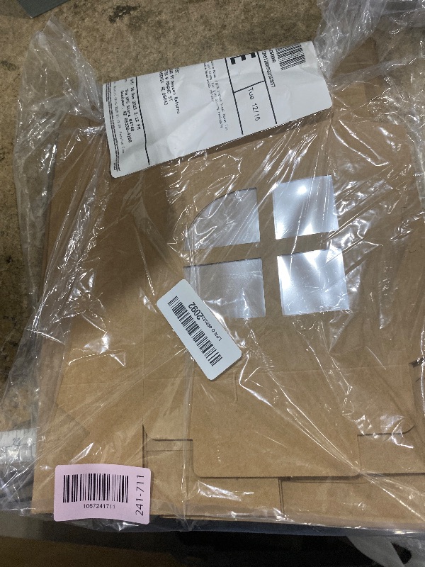 Photo 1 of 12 PCS Christmas Cookie Boxes, 6×6×3 Inches Treat Boxes Tin, Small Pastry Boxes with Window, for Gift Giving Packaging Dessert Bakery Cupcake Baked Goods (Brown)