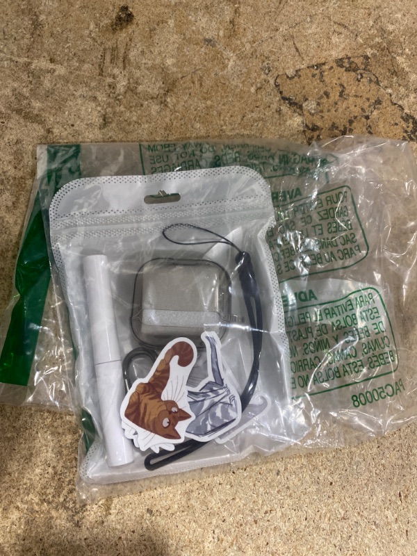 Photo 1 of (with Safety Lock) Clear Case Compatible with Apple Airpods 4 Case 2024, Soft TPU Airpods 4th Generation Case with Butterfly Keychain and Cleaning Kit for Airpods 4 Gen Women Girls (Clear Black)