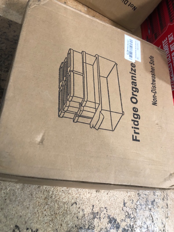 Photo 1 of 10 Pack Refrigerator Pantry Organizer Bins, Stackable Fridge Organizer Bins with Lids, Clear Plastic Food Storage Bins for Kitchen, Countertops, Cabinets, Fridge, Drinks, Fruits, Vegetable, Cereals