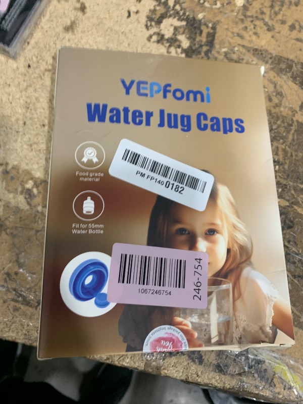 Photo 1 of (3 PACK) YEPfomi Reusable 5 Gallon Water Jug Cap, Food Grade Silicone Replacement Bucket Lid for 2/3/4/5 Gallon Bottle 55mm Standard Tops Water Bottle and Water Dispenser