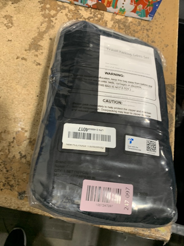 Photo 1 of 10 Set Compression Packing Cubes for Travel Essentials,Compressible Expandable Packing Cubes for Suitcase,OlarHike Luggage Organizer Bags for Travel,Handy Helper for Organizing Clothes(Black)